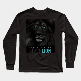 Black Lion Magic Fine Art Long Sleeve T-Shirt